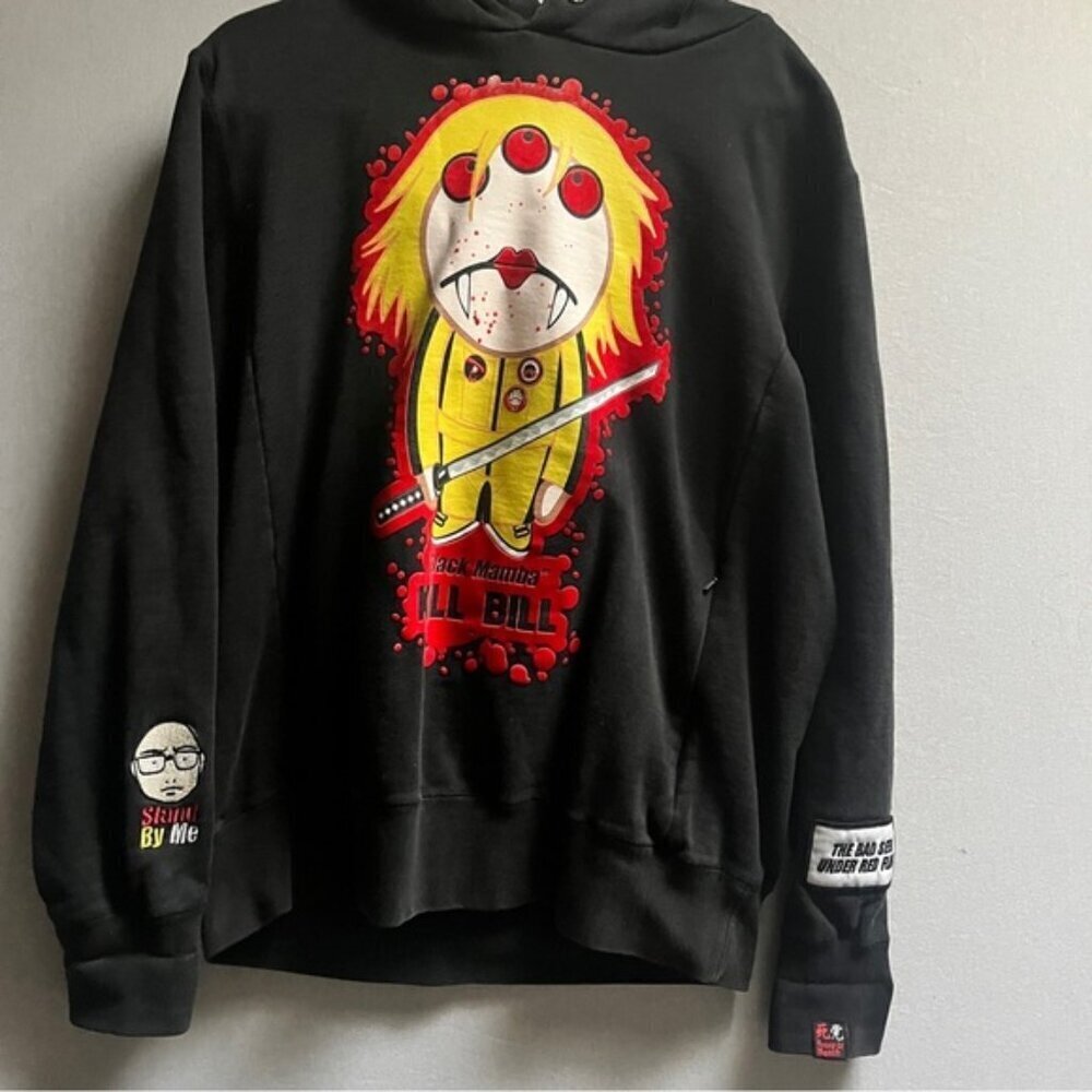 Devil Nut "Black Mamba" Kill Bill Graphic Cotton Hoodie Men's XL